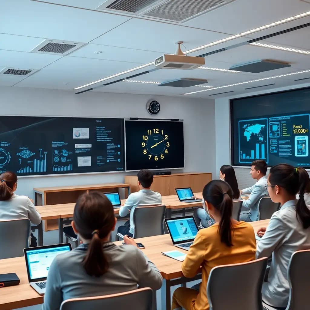 A modern, smart classroom